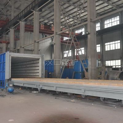 高锰钢可倾淬火台车炉